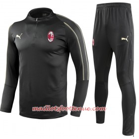 AC Milan Ensemble Sweat d'entrainement Noir 2018/2019